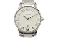 TIFFANY&CO ティファニー 腕時計 アトラスSS SS シルバーローマン文字盤 クォーツ メンズ 2120500223629 【200】