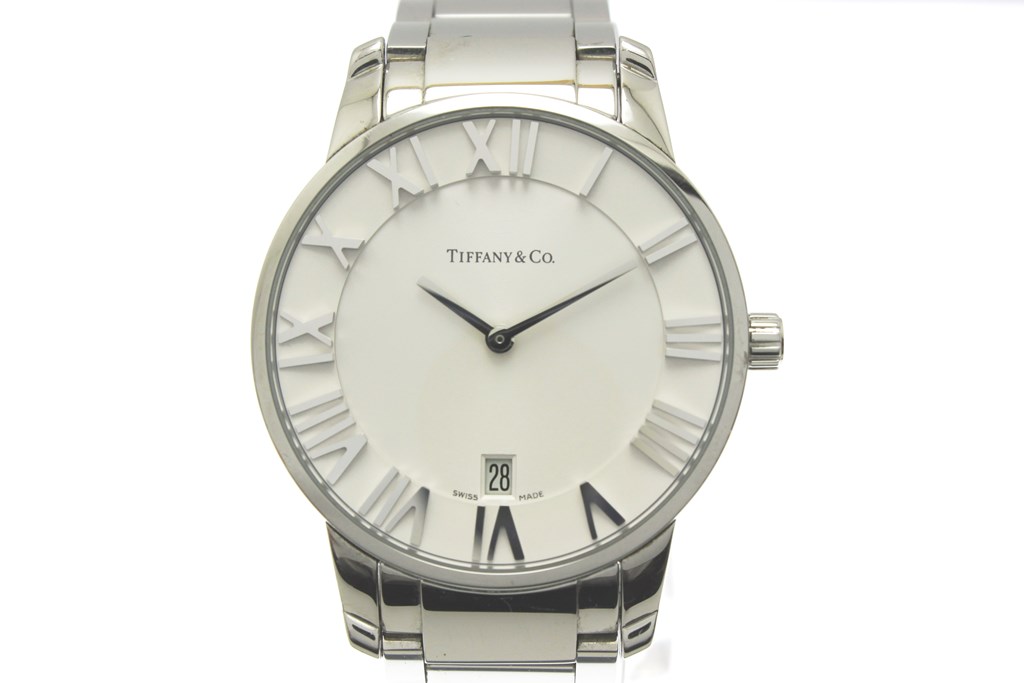 ティファニー　ホワイトローマン　SS　ラウンド　ボーイズ　メンズ　時計 ティファニー ホワイトローマン SS ラウンド ボーイズ メンズ 時計