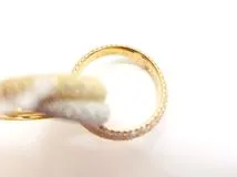 Cartier　カルティエ　トリニティリング　３カラー　パヴェダイヤモンド　16.4g　53号　2143200608688【432】