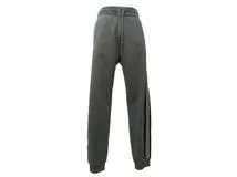 HERMES　エルメス　ランHスウェットパンツ　メンズS　カーキ　コットン　2148103598609　【432】
