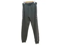 HERMES　エルメス　ランHスウェットパンツ　メンズS　カーキ　コットン　2148103598609　【432】