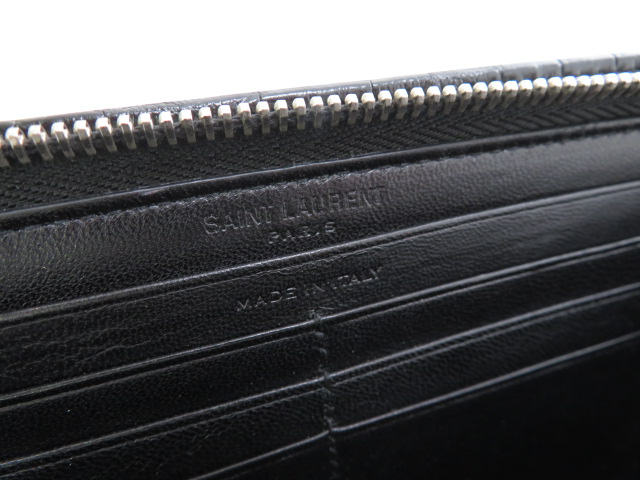 SAINT LAURENT PARIS サン ローラン パリ ラウンドファスナー 長財布  