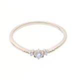 JEWELRY　ノンンブランド　貴金属・宝石　K18ピンクゴールド　ダイヤモンド約0.05ct　約1.0g　約7号　2120000329081　【205】