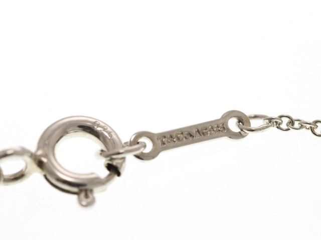 TIFFANY&CO ティファニー ラビング ハート ペンダント シルバー 1Pダイヤモンド 2.6g【473】