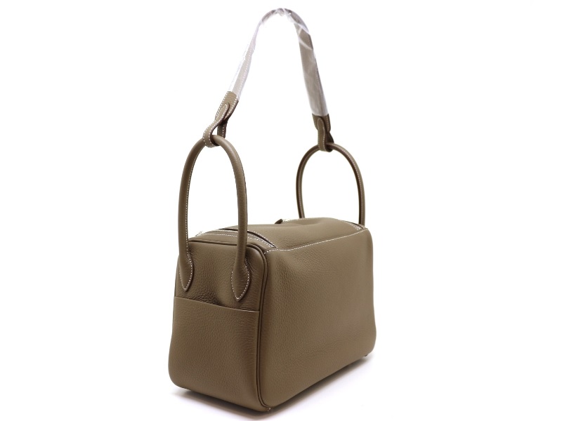 HERMES エルメス リンディ26 ショルダーバッグ エトゥープ SV
