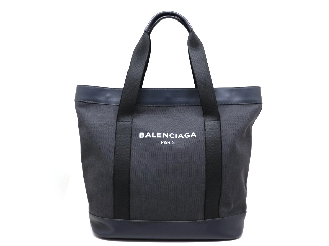 BALENCIAGA バレンシアガ バッグ ロゴ トートバッグ キャンバス カーフ 2148103425653 【200】  の購入なら「質」の大黒屋（公式）