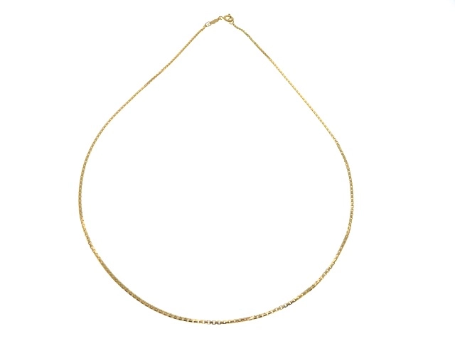 UNOAERRE ウノアエレ チェーンネックレス K18 イエローゴールド 5.3g【473】