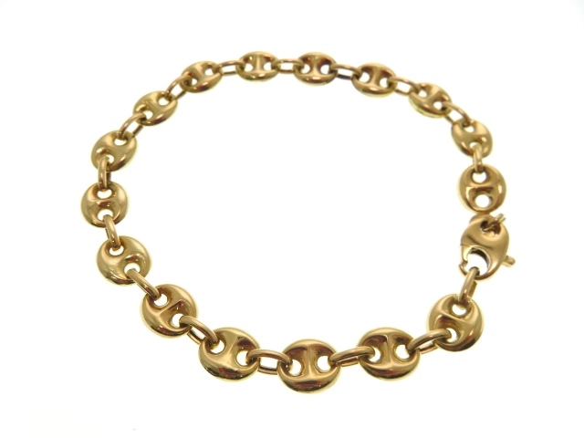 UNOAERRE ウノアエレ ジュエリー ブレスレット K18 イエローゴールド 7.0g【473】