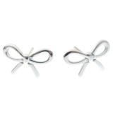 TIFFANY＆CO　ティファニー　ボウピアス　シルバー　約1.4g　2148103863264　【205】