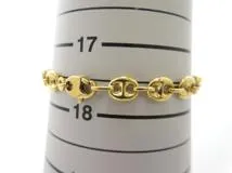 UNOAERRE ウノアエレ ジュエリー ブレスレット K18 イエローゴールド 7.0g【473】