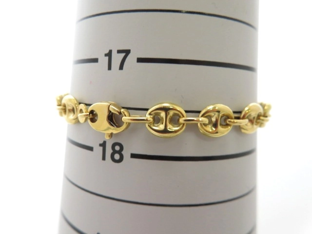 UNOAERRE ウノアエレ ジュエリー ブレスレット K18 イエローゴールド 7.0g【473】