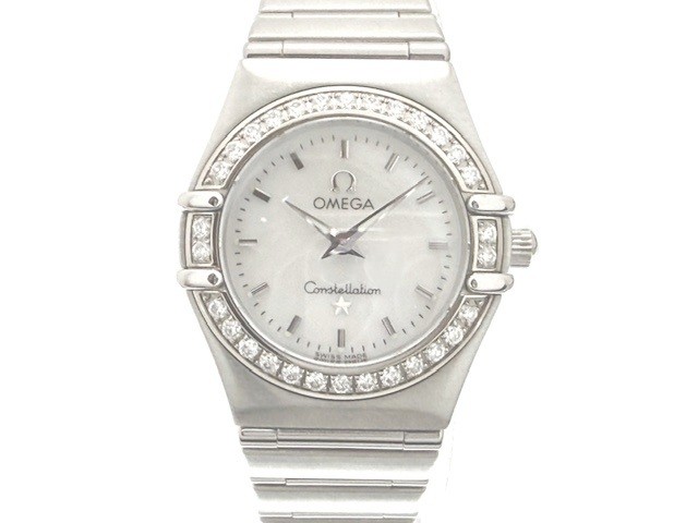 OMEGA 1466.71 シェル文字盤　ダイヤベゼル OMEGA オメガ コンステレーション ダイヤベゼル ミニ 1466.71.00