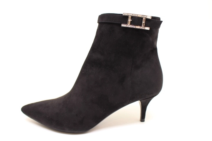 HERMES　エルメス　靴　ショートブーツ　レディース37　ブラック　スウェード　2148103499432　【200】