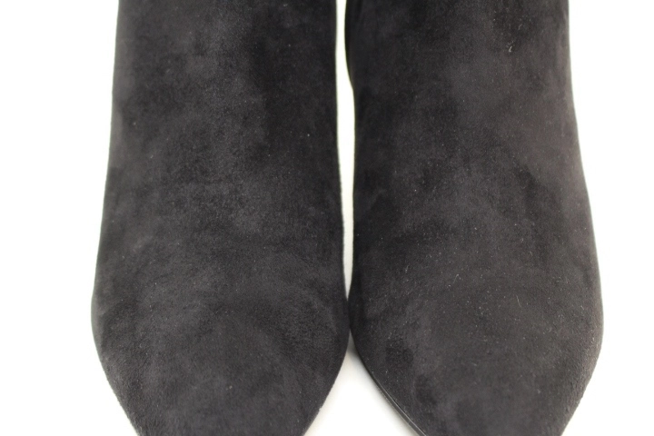 HERMES　エルメス　靴　ショートブーツ　レディース37　ブラック　スウェード　2148103499432　【200】