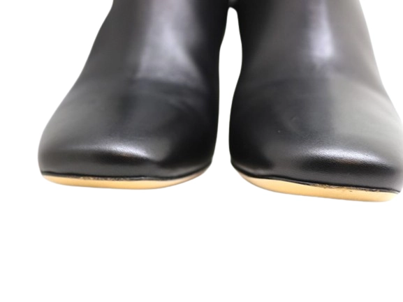 Salvatore Ferragamo サルヴァトーレ・フェラガモ ガンチーニロングブーツ レディース5ハーフ ブラック カーフ 2143700184255 【432】