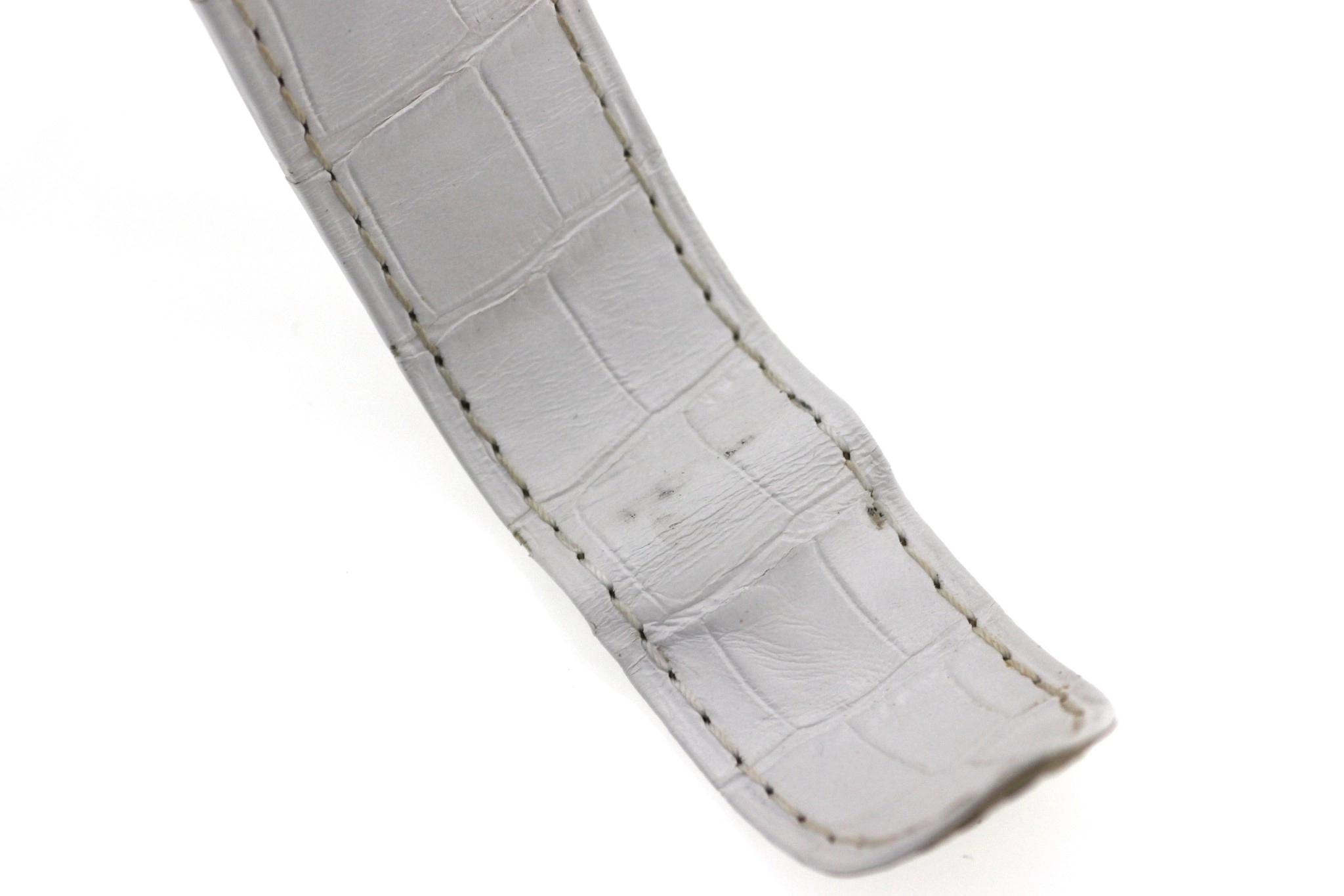 Cartier カルティエ 腕時計 サントス100 LM W20073X8 スティール/アリゲーターベルト ホワイト文字盤 自動巻き【472】SJ