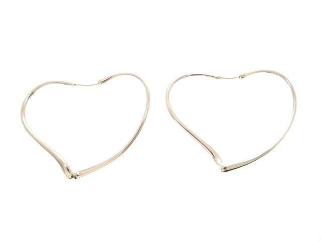 ティファニー　オープンハート　ミディアム　フープ　ピアス　925 ティファニー オープンハート フープ ピアス ミディアム 925 - メルカリ