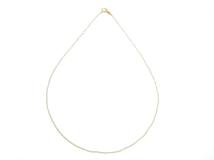 JEWELRY ノンブランド ジュエリー チェーンネックレス K18 イエローゴールド 2.0g【473】