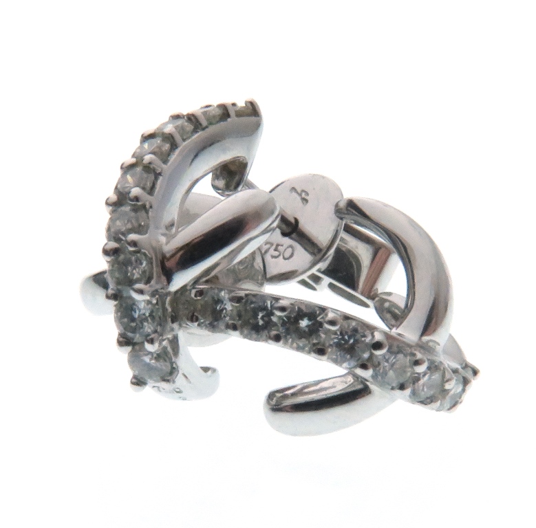 専用JK282★高級 エメラルド0.41ct ダイヤ K18WG ピアス 鑑付 ギフト K18ピンクゴールド ダイヤモンド2WAYピアス JHI0081PG