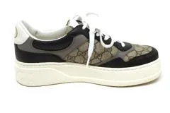GUCCI グッチ GGスプリームスニーカー メンズ8 ベージュ/PVC 669582 （2120000281457）【200】