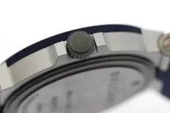 BVLGARI ブルガリ 腕時計 2024年正規品 アルミニウムGMT BB40ATGMT ブルー文字盤 アルミニウム/ラバー/チタニウム 自動巻き【472】SJ