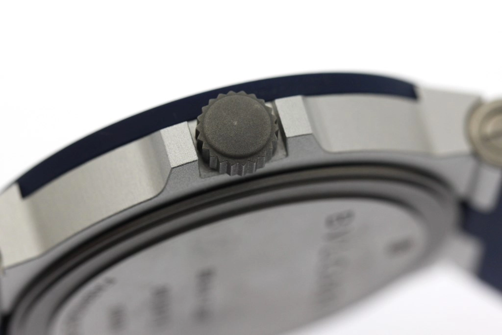 BVLGARI ブルガリ 腕時計 2024年正規品 アルミニウムGMT BB40ATGMT ブルー文字盤 アルミニウム/ラバー/チタニウム 自動巻き【472】SJ