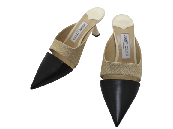 【極美品】✨JIMMY CHOO 23cm ミュール 黒 厚底 エナメル 36 極美品】✨JIMMY CHOO 23cm ミュール 黒 厚底 エナメル 36