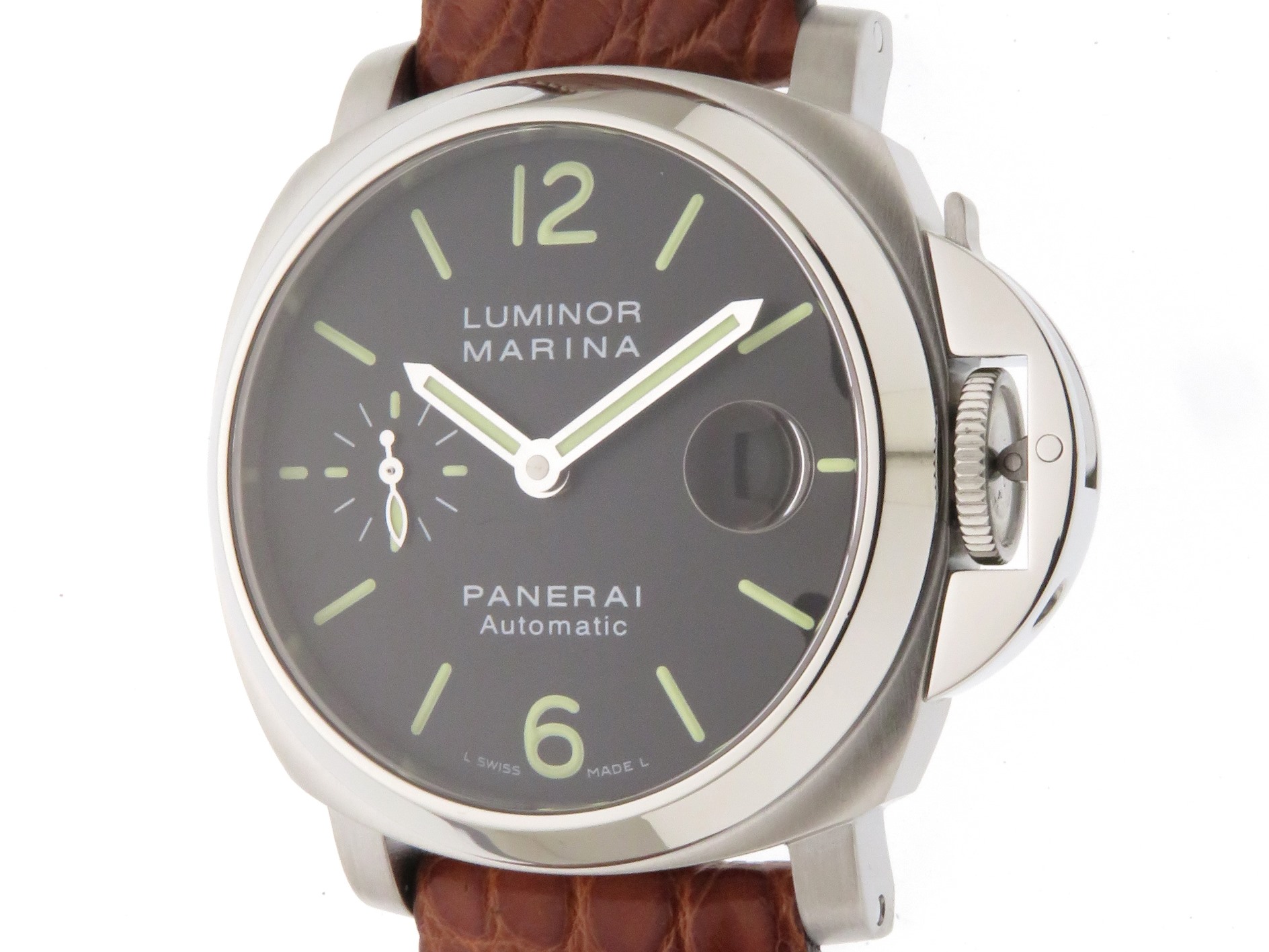 PANERI パネライ ルミノールマリーナ PAM00048 自動巻き SS/革 メンズ