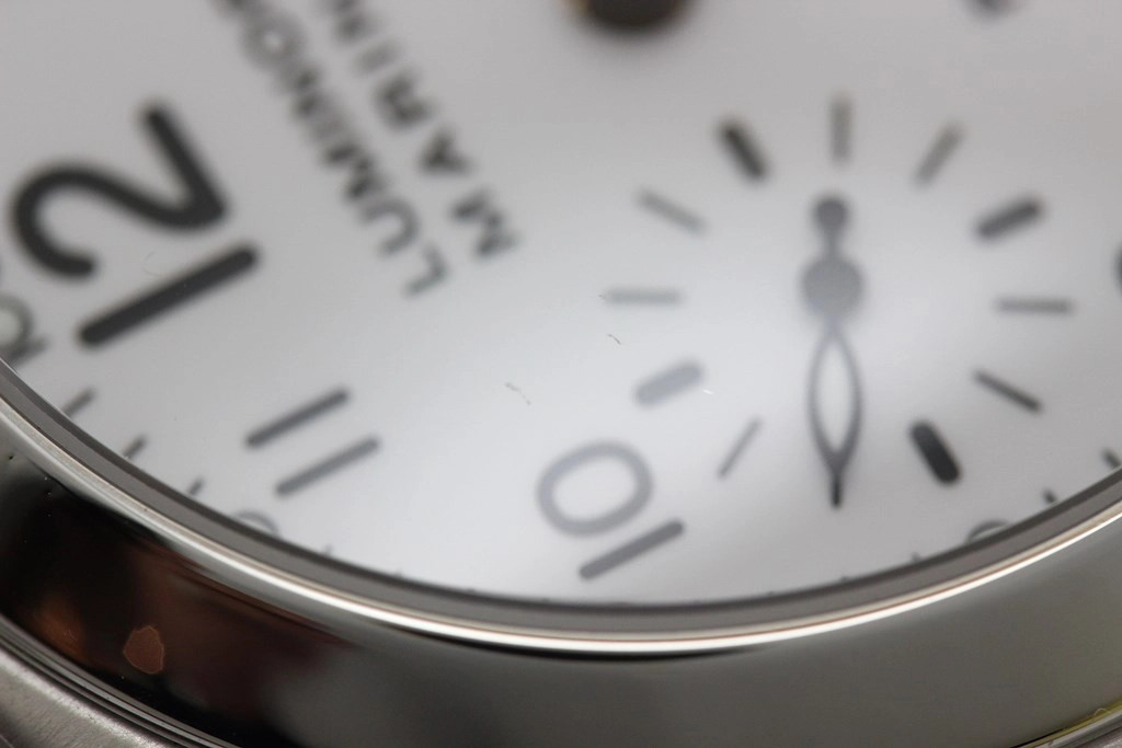 PANERAI パネライ 腕時計 2006年並行品 ルミノール マリーナ PAM00051 ステンレス ホワイト文字盤 自動巻き【472】SJ