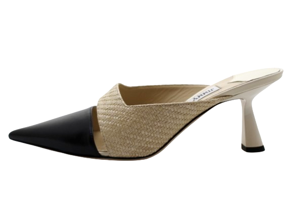 JIMMY CHOO ジミーチュウ 靴 ZALEA ミュール レディース36 ブラック