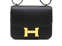 HERMES エルメス コンスタンス3 ミニ ミロワール バッグ ショルダーバッグ ブラック ヴォーエプソン GP ゴールドー金具 B刻印 2023年 2148103642005【200】