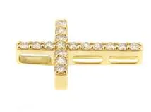 JEWELRY　ノンブランドジュエリー　トップ　K18　ダイヤモンド0.26　約0.9g【207】2141100596340