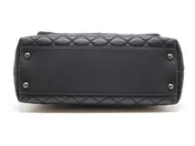 CHANEL シャネル トップハンドル29 ブラック SV キャビアスキン ヴィンテージ加工 2120000328107【200】