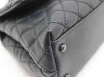 CHANEL シャネル トップハンドル29 ブラック SV キャビアスキン ヴィンテージ加工 2120000328107【200】