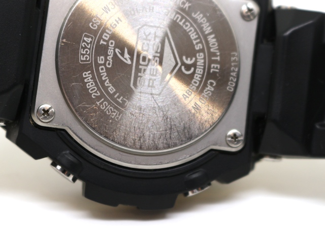 CASIO カシオ G-SHOCK ジーショック 時計 G-Steel ミッドサイズシリーズ GST-W300G-1A9JF 電波ソーラー マルチバンド6 SS ラバー (2147300317914)【200】T