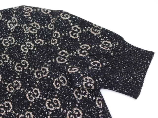 ラメ GGジャカード ポロドレス Gucciラメ GGジャカード ポロドレス