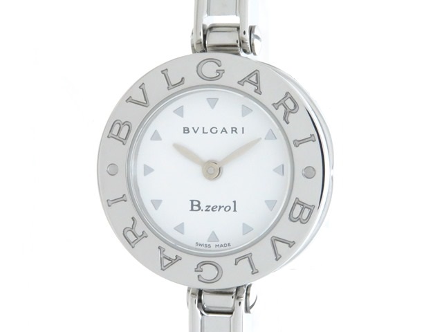 BVLGARI　ブルガリ　時計　B-zero1　ビーゼロワン　BZ22S　ステンレススチール　ホワイト文字盤　クォーツ　【205】