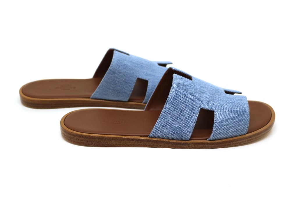 エルメス イズミール クロコ サンダル ブルー 41 クロコダイル ブルー エルメス イズミール クロコ サンダル ブルー 41 クロコダイル