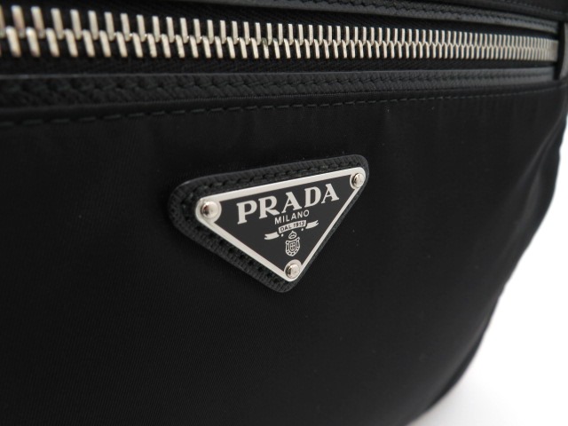 PRADA プラダ クラッチバッグ ラップトップケース パソコンケース PCケース ナイロン ブラック【473】