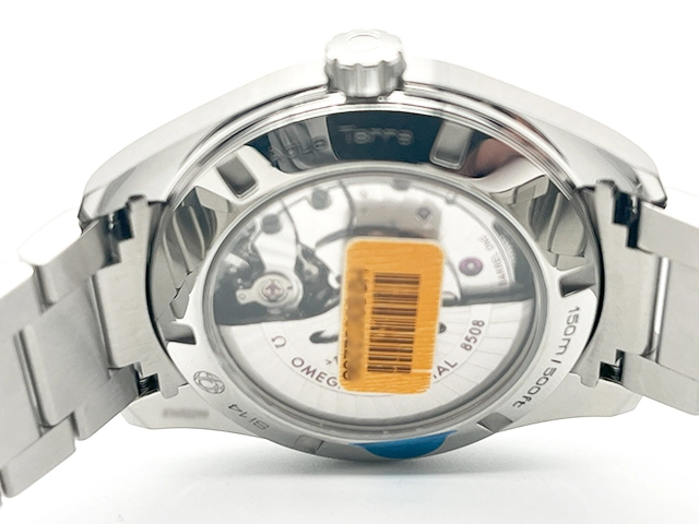 OMEGA　オメガ　2024年ギャランティー　シーマスター　アクアテラ　15000ガウス　自動巻き　150m防水　ステンレス  ブラック　クロノメーター　参考定価：759000　【432】　2143200587280