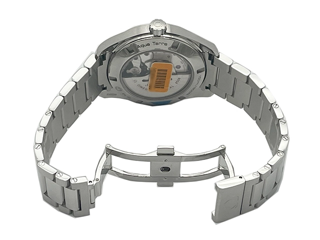 OMEGA　オメガ　2024年ギャランティー　シーマスター　アクアテラ　15000ガウス　自動巻き　150m防水　ステンレス  ブラック　クロノメーター　参考定価：759000　【432】　2143200587280