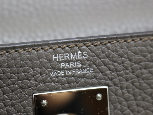 HERMES エルメス ケリー28 ショルダーバッグ エタン SV シルバー