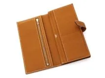 HERMES　エルメス　長財布　ベアンスフレ　ヴォーエプソン　ゴールド　SV　シルバー金具　2147100515947　【200】