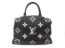 LOUIS VUITTON ルイヴィトン バッグ グラン・パレMM バイカラーモノグラム・アンプラント ブラック べージュ M45842  2146000391941 【200】 の購入なら「質」の大黒屋（公式）