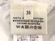 HERMES エルメス 衣類 Projets CarresTシャツ レディース36 ホワイト コットン (2148103863622) 【200】