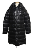 MONCLER モンクレール ロングダウンコート レディース2 ブラック ナイロン 49334/50/68950