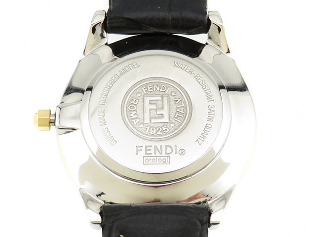 FENDI フェンディ 時計 2000L ホワイト文字盤 クオーツ GP/SS/革 レディース【207】2148103655562  の購入なら「質」の大黒屋（公式）