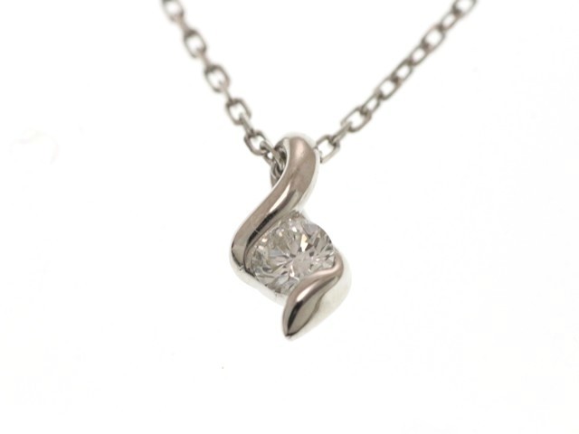 4℃ ヨンドシー ジュエリー ダイアモンド ネックレス PT850 プラチナ