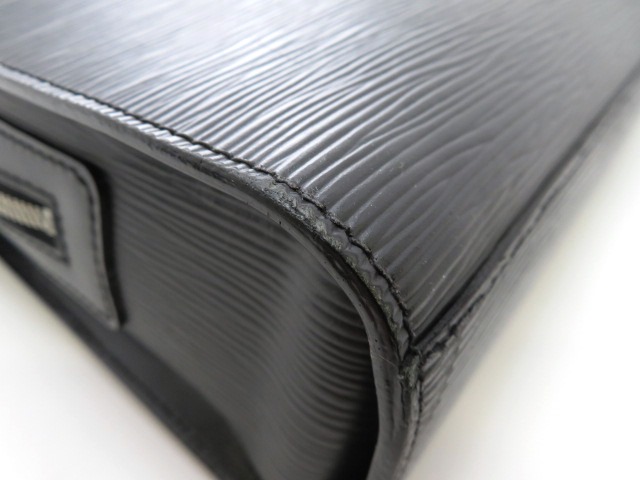 LOUIS VUITTON ルイヴィトン バサーノMM ビジネスバッグ エピ ノワール