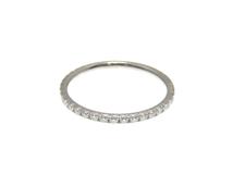 TIFFANY&CO　ティファニー　メトロリング　K18WG　ダイヤモンド　リング　7号【431】